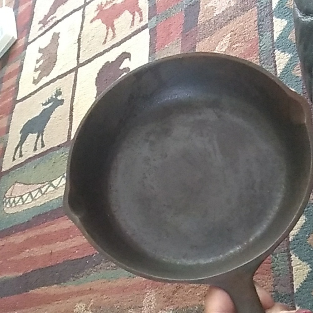 🏁 Vintage CAST IRON SKILLET GRINNEL U.S.A. No.5